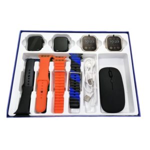 پک ساعت هوشمند Y300 Ultra 2 + S9 با ۴ ساعت هوشمند دیجیتال،(اصل)