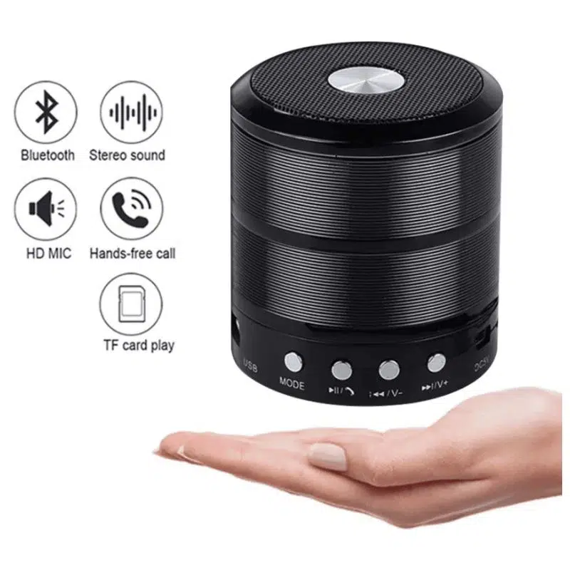 اسپیکر بلوتوثی پرتابل (مینی) مدل WS-887