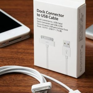  کابل تبدیل ۳۰ پین (Dock) به USB اپل (Apple Dock Connector to USB Cable)