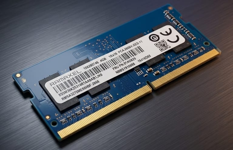 رم لپ تاپ 4 گیگابایت Ramaxel – DDR4 2666MHz (پارت نامبراصلی 01AG829)