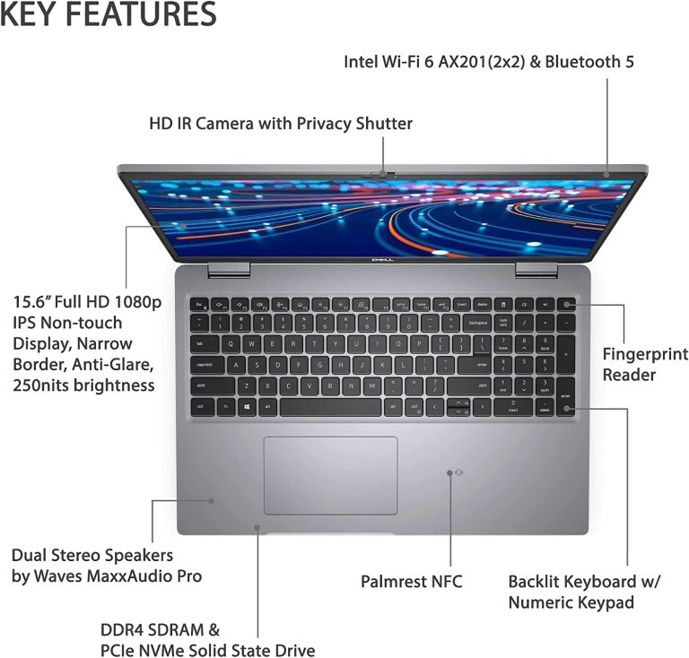 لپ تاپ Dell latitude 5520 i7-1185G7 8.0GB 256.0GB استوک