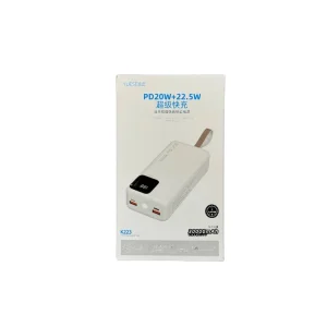 پاوربانک فست شارژ YUESE مدل K223 با ظرفیت 30000mAh