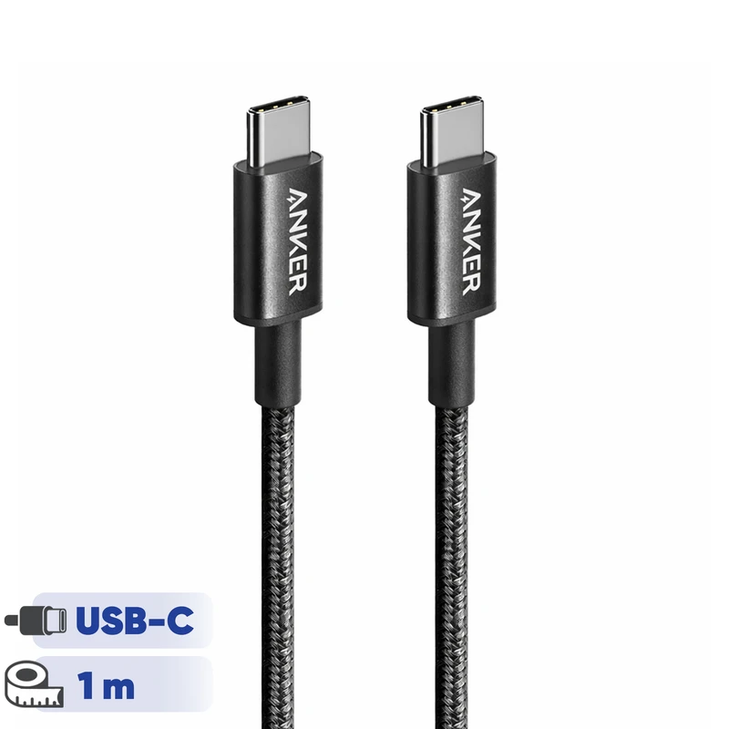 کابل تبدیل USB-C به USB-C انکر مدل Nylon A8752 طول یک متر - Image 4