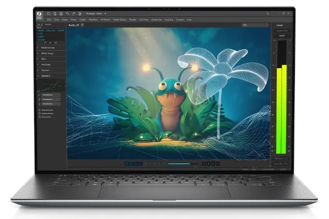 استوک dell precision 5570 i7-12800 H 16 GB 512 GB 4 GB RTX A1000 15.6″ FHD+ silver A++