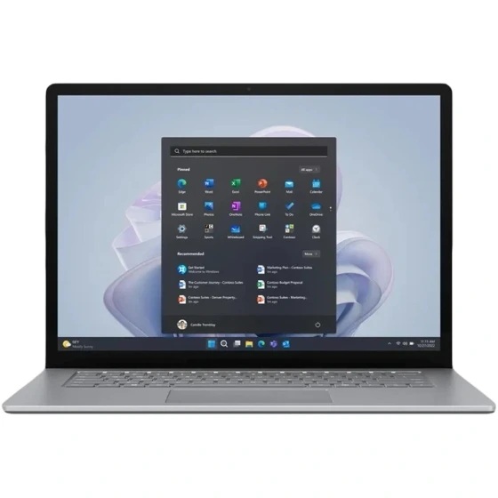 استوک MICROSOFT laptop5 i5-1255u 16GB 256GB intel iris 13.3″ 2K touch black A++