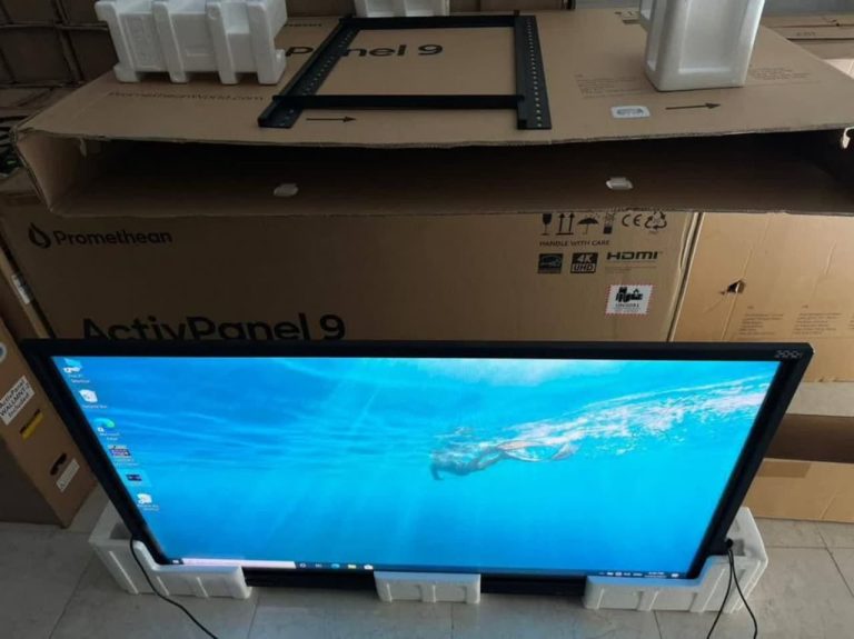 برد هوشمند اکتیو پنل پرومتین Active panel AP6-75 4k inche touch