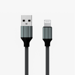 کابل Lightning الدینیو مدل Ldnio LS441 طول 1m(ترکیب رنگ خاکستری ومشکی)