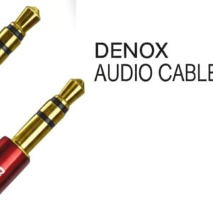 کابل انتقال صدا AUX دنوکس DENOX مدل DX-03 با روکش طلایی