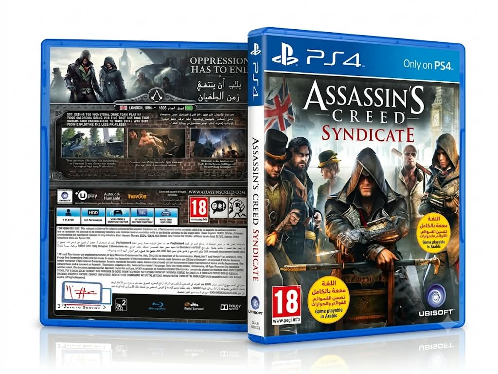 دیسک بلوری اورجینال بازی Assassin's Creed Syndicate پلیاستیشن ۴ (PlayStation 4)ریجن 2