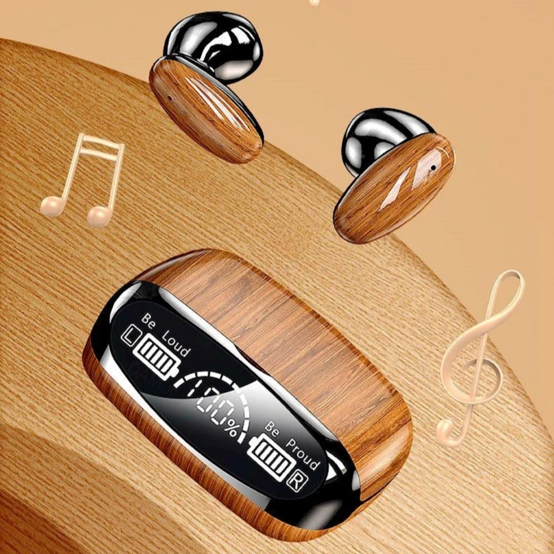 هندزفری بلوتوثی مدل Wooden M35 - Image 3