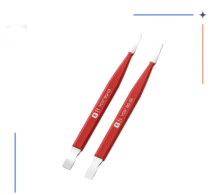 کاردک خمیر قلع دوطرفه YCS BQ-03