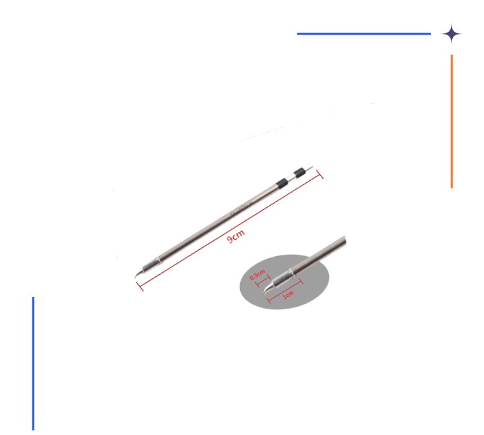 نوک هویه سر کج QUICK TS11-J