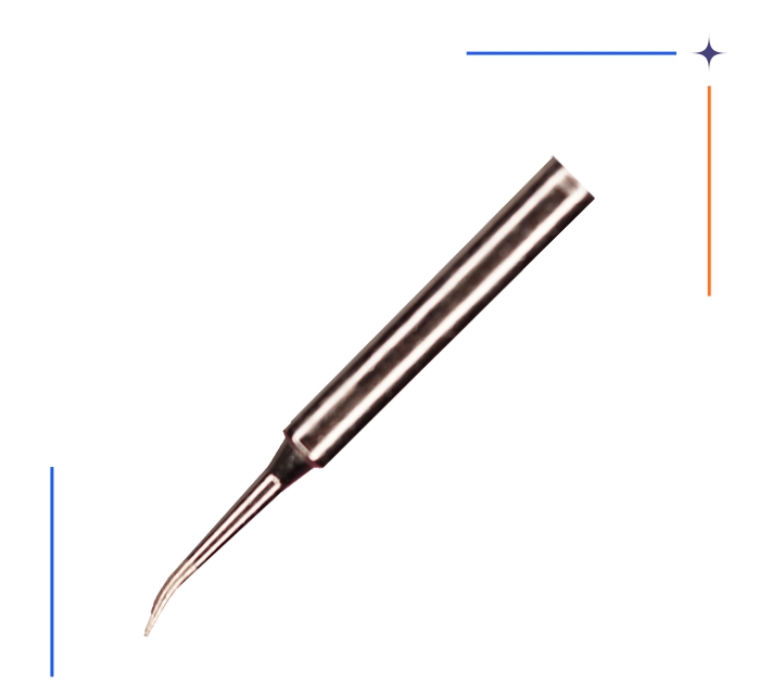 نوک هویه سر کج PIDUEN V12