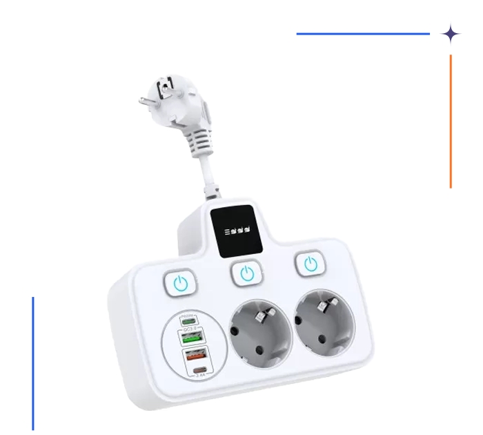 سوکت پاور WHITE BKL-503 EU