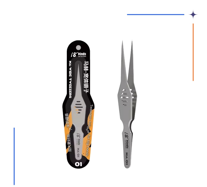 پنس سر صاف 18KINDS MA-01