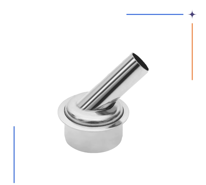 نازل هیتر سر کج اصلی QUICK 10MM