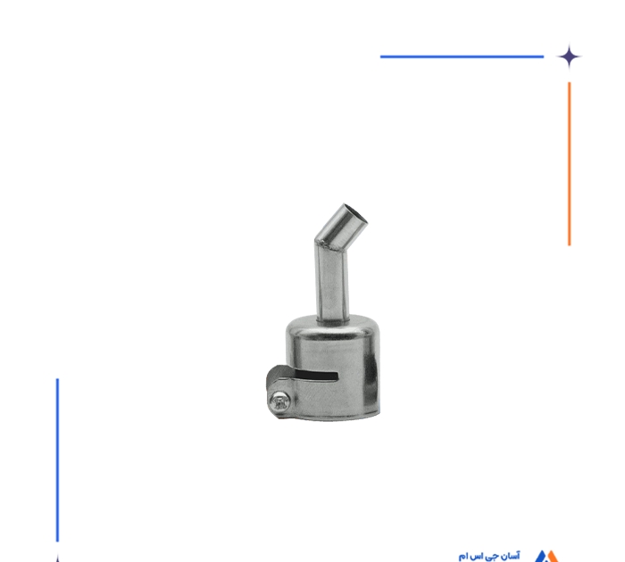 نازل هیتر سر کج 45درجه شرکتی CRICKET S850 12MM