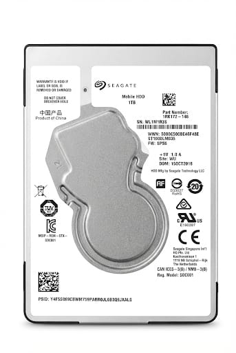 هارد اینترنال Seagate Mobile HDD ظرفیت 1 ترابایت | استوک، SATA